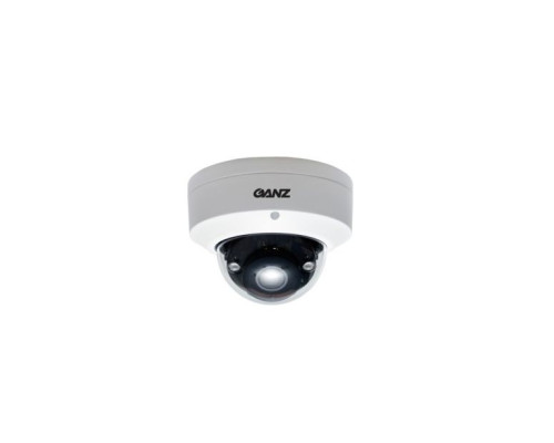 Ganz ZN-D4M212-DLP 4 Megapixel Indoor Network IR Dome Camera, 2.8-12mm Lens