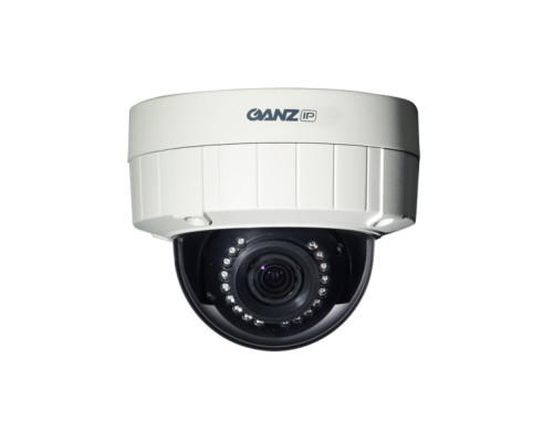 Ganz ZN-DT1MTP-IR PixelPro 720p Outdoor IR Network Dome Camera, 3-9mm