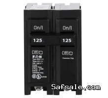 Eaton BR2125ST 2-Pole Shunt Trip Circuit Breaker 120/240 V Plug-On