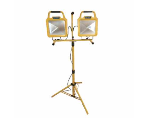 Dual Portable Work Lights with Stand