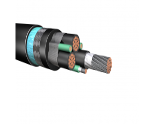 4-3C w/ 3 #12 Grounds Armored and Sheathed VFD Cable, 2kV