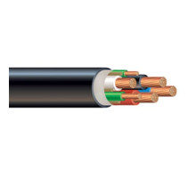 3 AWG 3C Type SHD-GC Shielded Round Power Cable, 2kV