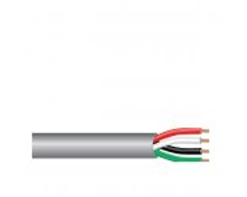 West Penn 25245B, 16 AWG 4 Conductor Unshielded Plenum Speaker Wire