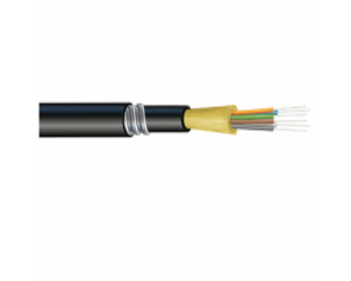 Prysmian 12 Strand, Indoor, Multimode OM3, Interlock Armor Plenum Rated Fiber Optic Cable