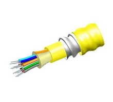 Commscope R-012-DZ-8W-FSUYL, 12 Fiber, OS2, Interlocking Armor, Riser Jacket