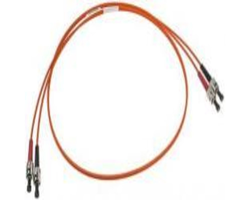 West Penn FI-3002-15, Duplex ST to ST Fiber Patch Cord, OS2, 15 Feet