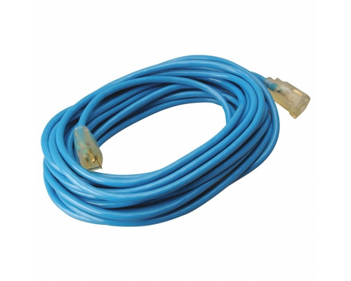 Southwire 2568SW0006, 50 ft. 12/3 SJTW Hi-Visibility/Low-Temp Outdoor Heavy-Duty Extension Cord