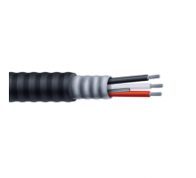 4/0-3C w/ Ground Type MC Cable, Aluminum Conductors, PVC Jacketed, Interlocked Armor Cable