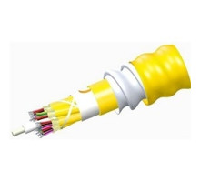 Commscope P-006-DZ-8W-FSUYL, 6 Fiber, OS2, Interlocking Armor, Plenum Jacket