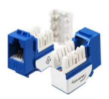 CAT6A Keystone Jacks, Single Pack, Blue