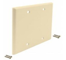 Blank Faceplate for Double Gang Outlets