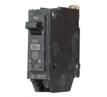 GE THQB1115, Mini Bolt On Circuit Breaker, 1 Pole, 15 Amp, 120/240 VAC