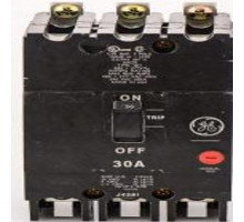 GE TEY330, Bolt On Circuit Breaker, 3 Pole, 30 Amp, 277/480 VAC, 14 kA