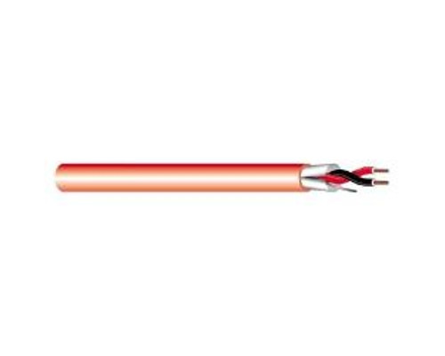 West Penn 60992BS, 14 AWG 1 Pair, Stranded, Shielded FPLP, Plenum Fire Alarm Cable