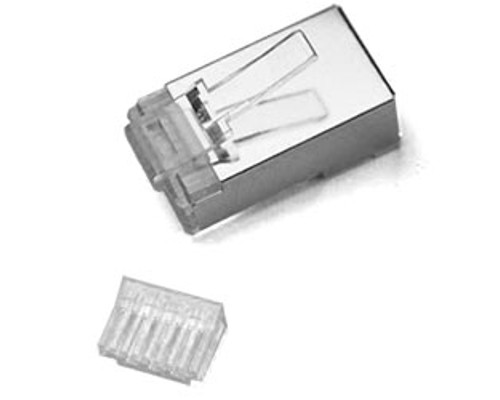 CAT6E RJ45 Modular Plugs W/ Loading Bar (Pack of 100)