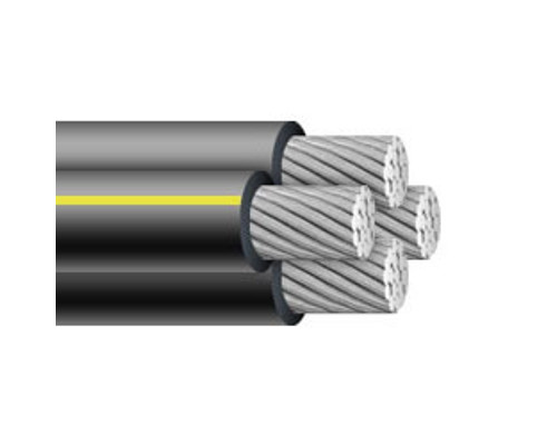 3/0,3/0,3/0 & 3/0 Davidson Aluminum Quadruplex URD Direct Burial Cable