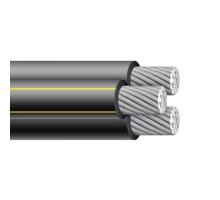 3/0, 3/0 & 1/0 Hollins Aluminum Triplex URD Direct Burial Cable