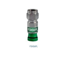 Belden FSNS6PL, Plenum Coax Connector for RG-6/U Cable, Green