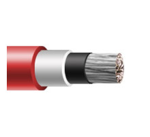 2 AWG Jumper Cable Red 5kV/15kV