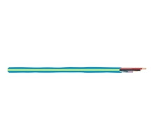 18/2C + 22/1PR Composite Cable, Light Blue w/ Yellow Stripe PVC Jacket, 300V, 75C, CM/CL3