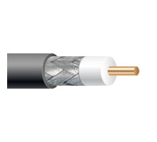 RG6Q Outdoor Coaxial Cable, 1000ft Spool, Direct Burial