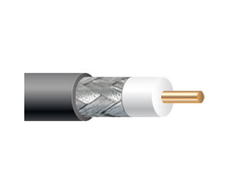 RG6Q Outdoor Coaxial Cable, 1000ft Spool, Direct Burial