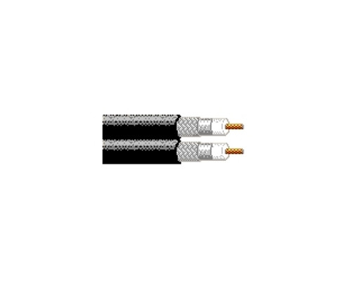 Belden 1841A, RG-6, 2 18AWG, 75 Ohm, Solid Bare Copper Covered Steel, CM CATV