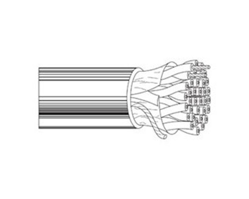 Belden 1422A 24 AWG 5 Pair Shielded Low Capacitance Computer Cable, RS-232/422