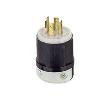 Leviton 2431, Locking Plug, 20 Amp, 480 Volt, 3-Phase NEMA L16-20P, 3P, 4W