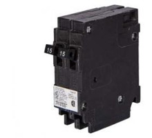 Siemens Q3015, Plug In Duplex Circuit Breaker, 1 Pole, 30/15 Amp, 120 VAC, 10 kA