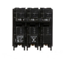 Siemens Q315, Plug In Circuit Breaker, 3 Pole, 15 Amp, 240 VAC, 10 kA