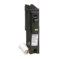 Square D HOM115AFI, Arc Fault Interrupter Circuit Breaker, 1 Pole, 15 Amp, 120/240 VAC, 10 kA