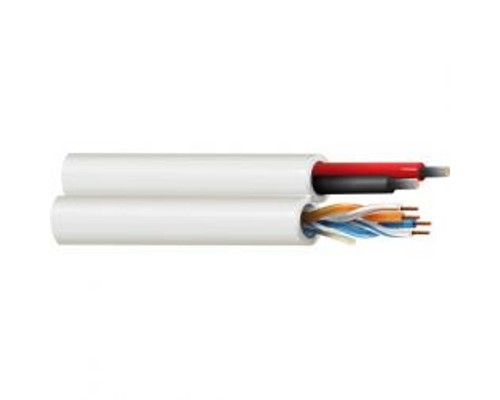 Belden 5284US, Cat5e, 24 AWG, 2PR, CCTV and PTZ, Siamese Riser Cable