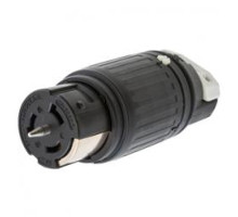 Hubbell CS6364C Twist-Lock Body, 50A, 125/250V, 3 Pole 4 Wire Insulgrip Connector