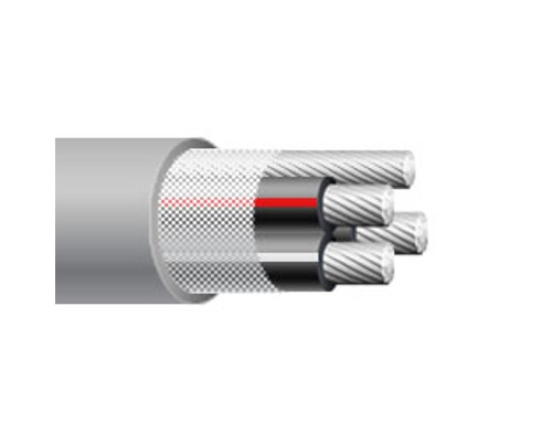 6-6-6 Aluminum SER Cable w/ 6AWG Ground