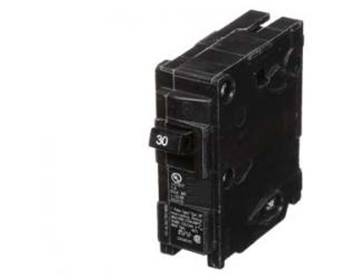 Siemens Q130, Plug In Circuit Breaker, 1 Pole, 30 Amp, 120 VAC, 10 kA