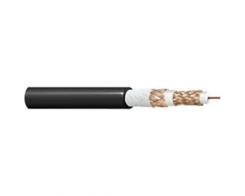 Belden 1856A, RG-59/U, 20AWG, 75 Ohm, Solid Bare Copper, Belflex jacket, Triaxial Cable