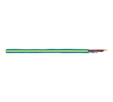 18/2C + 22/1PR Composite Cable, Teal w/ Yellow Stripe PVC Jacket, 300V, 75C, CMR