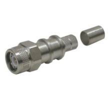 Times Microwave EZ-600-TM-X, Type TNC Male Straight Plug, Crimp Connector for LMR-600