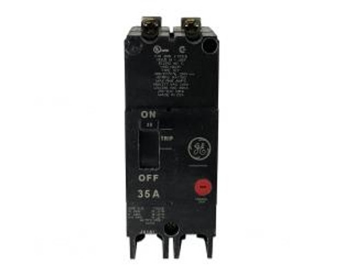 GE TEY235, Bolt On Circuit Breaker, 2 Pole, 35 Amp, 277/480 VAC