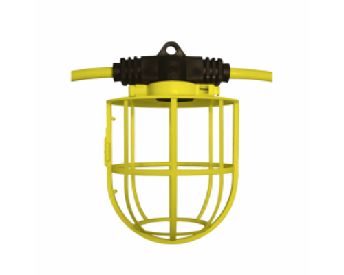 100 ft. 14/3 SJTW, Temporary Construction String Lights, Yellow