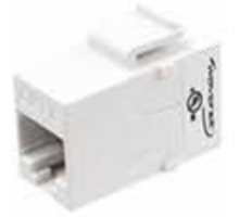 CAT6 Keystone Couplers, Single Pack, White