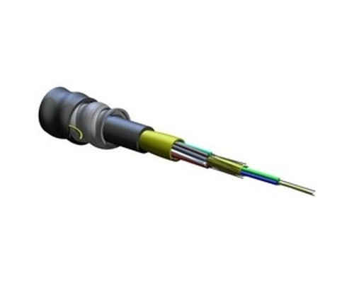 Corning FREEDM One Tight-Buffered, 12 Strand, Plenum, Interlocking Armored Cable, Multimode (OM3)