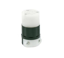 Leviton 4579-C, Locking Connector, 15 Amp, 250 Volt, NEMA L6-15R, 2P, 3W