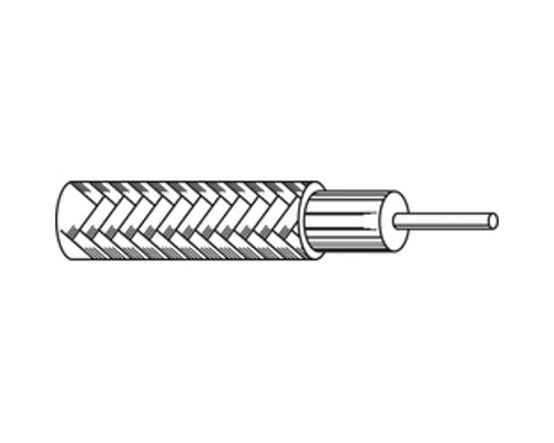 Belden 1672A, 29 AWG, High Frequency, Conformable Coax Cable, Unjacketed