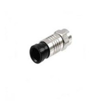 F-TYPE Male Compression Connector for RG-59U (Black)