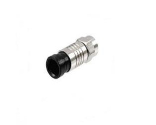 F-TYPE Male Compression Connector for RG-59U (Black)