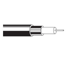 Belden 82262 RG-62/U 22 Solid AWG, Bare Copper-Covered Steel Conductor Coaxial Cable, Plenum 93 Ohm