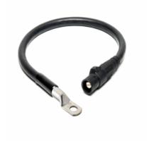 4/0 1C Type W Power Cable Pigtail w/ Male Cam-Lok and Lug, 3ft. Pigtail