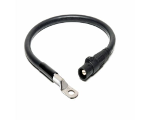 4/0 1C Type W Power Cable Pigtail w/ Male Cam-Lok and Lug, 3ft. Pigtail